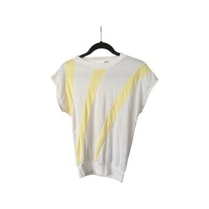 Jason Maxwell Yellow Banded top Size M